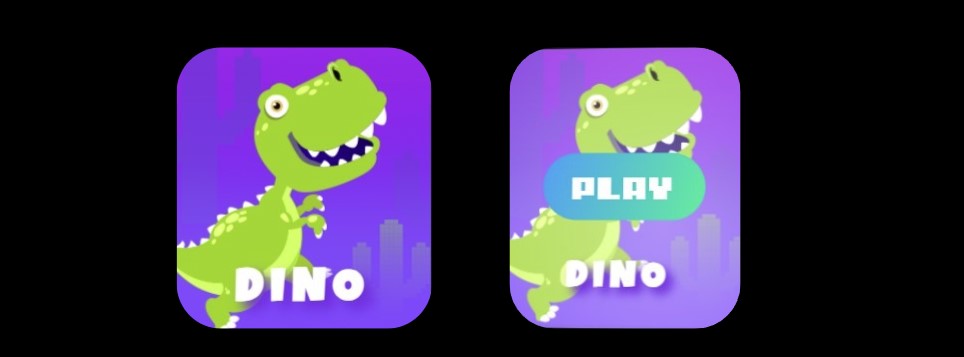 Le dinosaure court dans le désert avant le crash explosif.