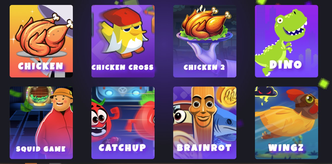 Découvrez les meilleurs mini-jeux de crash similaires au jeu Dino.